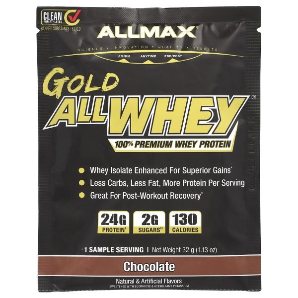 Allmax AllWhey Gold 32g Chocolate Sample