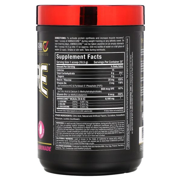 Allmax AminoCore 345g Pink Lemonade - Image 2