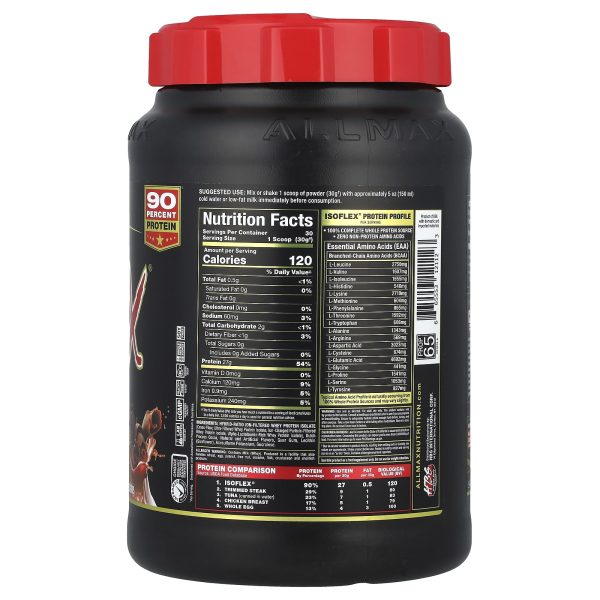 Allmax Isoflex 2lb Chocolate - Image 2