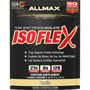 Allmax Isoflex 30g Vanilla Sample Pkt